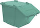 TTS Cleaning Plastic Waste Bin 45lt Green