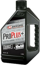 Maxima Racing Oils Pro Plus+ 4T Synthetic Motorcycle Oil for Four-Stroke Engines 10W-50 1lt