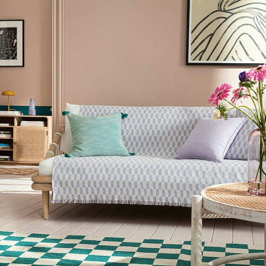 Gofis Home Denise 518 Τριθέσιου Καναπέ Π180xΜ310cm 19 Violet