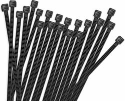 Maestro Пластмасови Кабелни Аксесоари 300mmx7.6mm в Черен Цвят 100бр BNCT076300100 Maestro Пластмасови Кабелни Аксесоари 300mmx7.6mm в Черен Цвят 100бр BNCT076300100