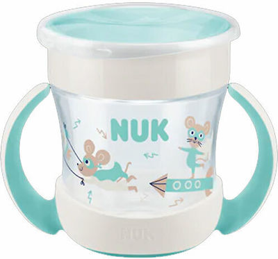 Nuk Baby & Kleinkind Becher Mini Magic Türkis 1Stück 160ml für 6m+m+