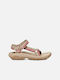 Teva Women's Flat Sandals Sporty in Pink Color