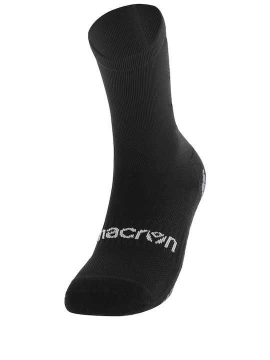 Macron Pro Grip Hero Ποδοσφαιρικές Κάλτσες Μαύρες 1 Ζεύγος