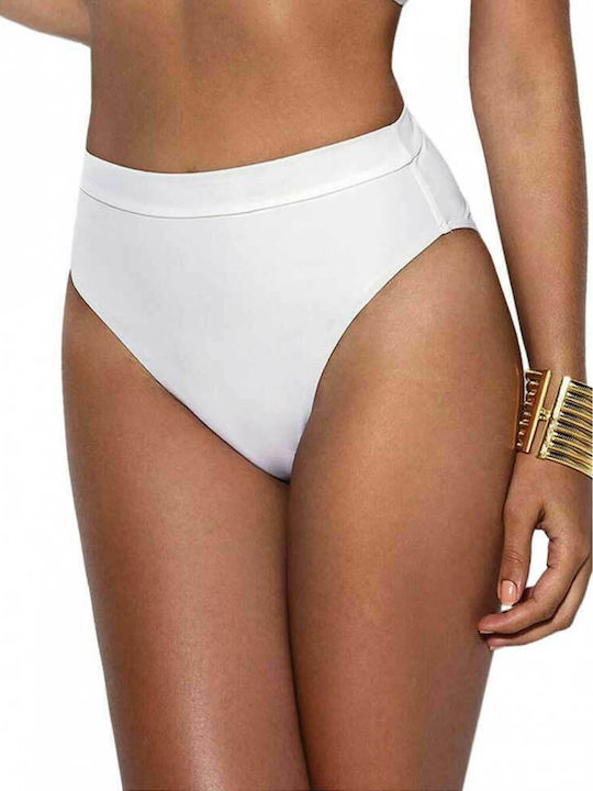 Bikini Slip Ψηλόμεσο Λευκό
