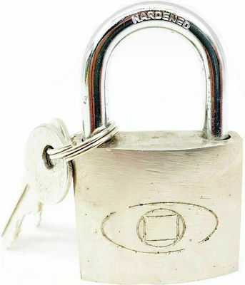 GRE14094 Steel Padlock Brass with Key 25mm 1pcs