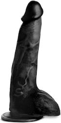 Master Cock Beefy Brad Dildo With Balls Ρεαλιστικό Dildo με Όρχεις και Βεντούζα Black 22cm
