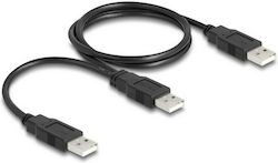 DeLock 0.7m USB 2.0 Cable A-Male (80000)