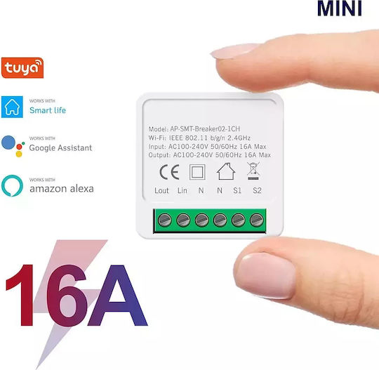 Smart Switch Wi-Fi 16A