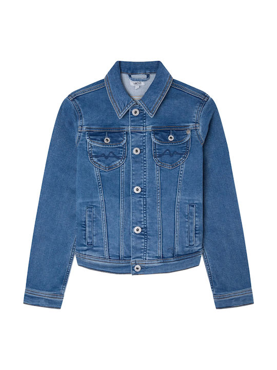 New Berry Kinder Denim Jacke Kurz Blau