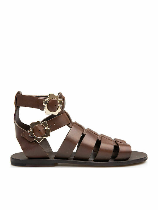 Ted Baker Graycey Sandale Din Piele Maro