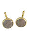 Earrings Pendants Gold Plated with Stones