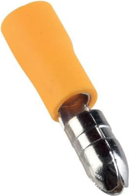 Elmark Insulated Bullet Terminal MPD 5.5-195 Yellow 100pcs 59111