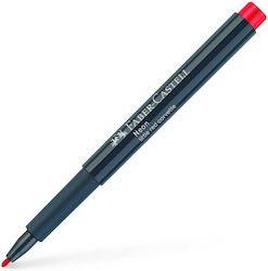 Faber-Castell Перманентен Маркер 1.5мм Червен