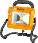 Ingco Proiector de lucru Baterie LED IP20 cu luminozitate până la 1800lm