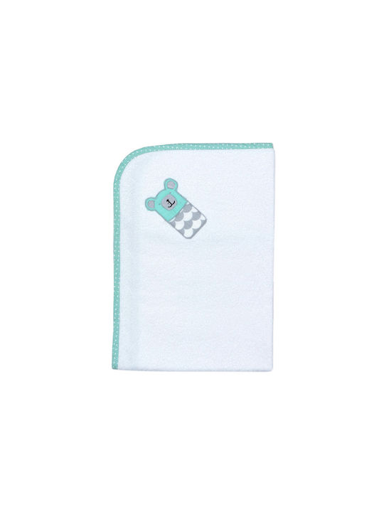 Baby Star Burp Cloth Sugar Family White 80x60cm 3261Β