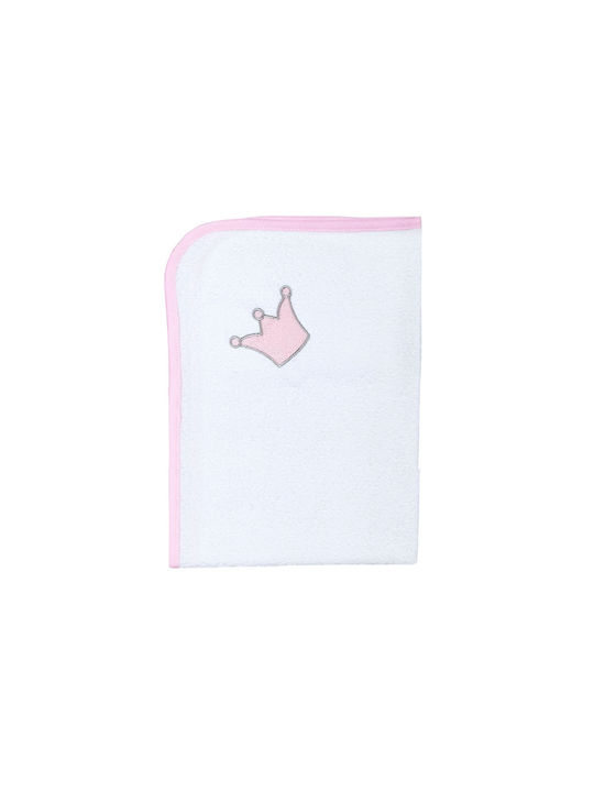 Baby Star Burp Cloth Princess Pink 80x60cm