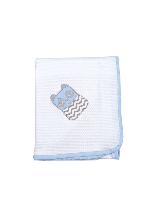 Baby Star Tiny Friends Swaddle Wrap Light Blue ...