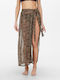 Only Women's Skirt Beachwear in Brown color