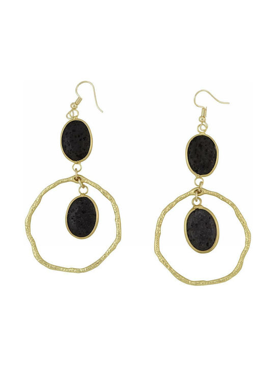 Earrings Dangling Gold Plated