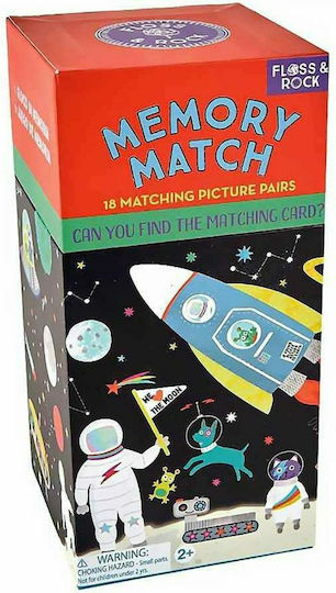 Επιτραπέζιο Παιχνίδι Memory Match Space 2+ Ετών (EN) Floss & Rock