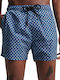 Superdry Herren Badebekleidung Shorts Morroc Geo Blue mit Mustern