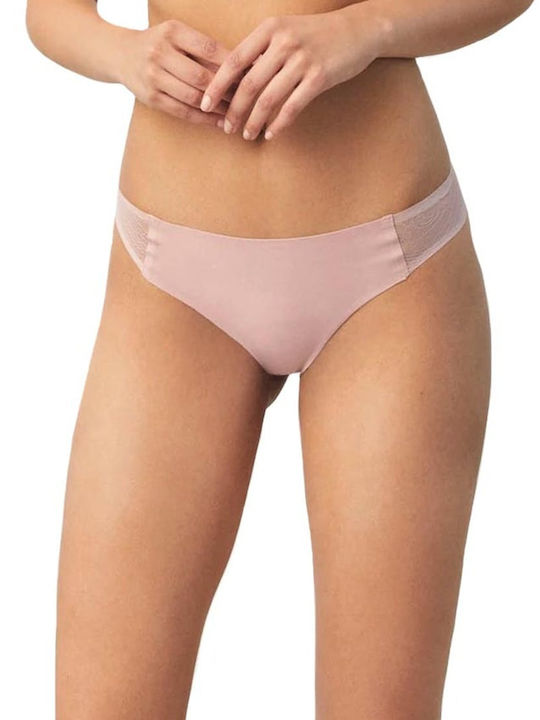 Damen Slip Nahtlos Rosa