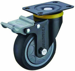 07344 Wheel with Brake 125mm