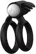 Toyz4lovers Vibrating Cock Ring Erotic Temptation Vibrating Cock Ring Cock Silicon Negru