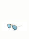 Brett Joey Men's Sunglasses with C09 Tartaruga Frame and Blue Lens