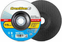 Cresman Grinding Disc Metal 125mm Set 1pcs