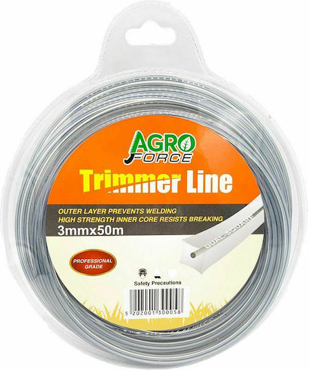 Agroforce 05709 Μεσινέζα Τετράγωνη Μήκους 50m και Πάχους 3mm