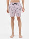 Men's Swimwear Shorts Pink With Patterns