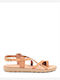 Fantasy Sandals Lolita Women's Flat Sandals In Brown Colour