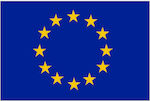 Polyester Flag of European Union 135x90cm με Κρίκους για Κοντάρι