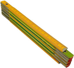 06020 Wooden Folding Ruler 2m