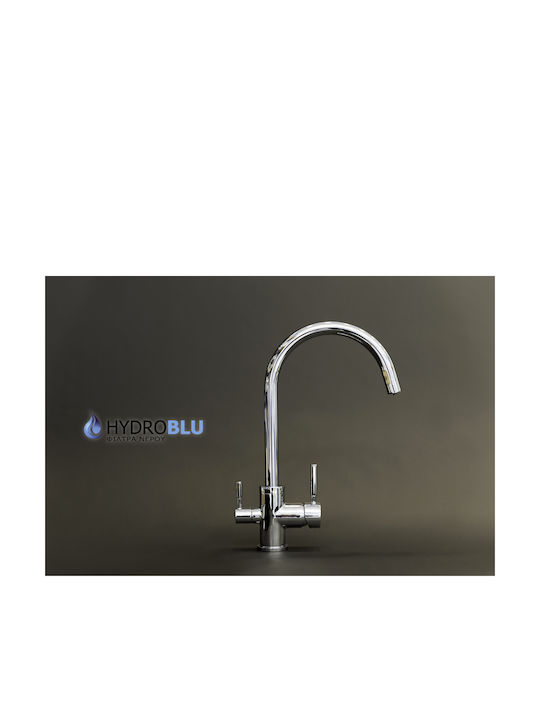 GM Rubinetterie Hydroblu IT U1 Tall Counter Silver