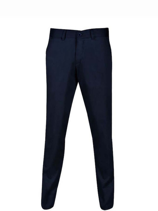 Trousers Suit in Slim Fit Navy Blue