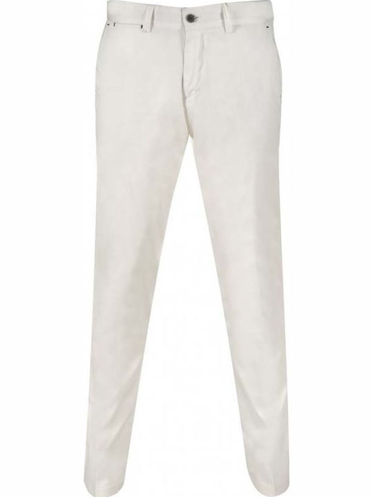 Παντελόνι Chino σε Slim Εφαρμογή Λευκό
