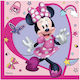 Minnie Napkins Pink 33x33cm 20pcs