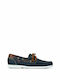 Callaghan Men's Leather Boat Shoes Marino Blue