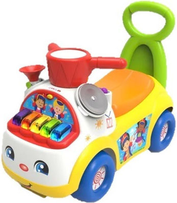 Fisher Price Little People Music Parade Baby Walker Car Ride On for 12++ Months Multicolour