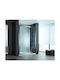 Devon Noxx Διαχωριστικό Ντουζιέρας με Συρόμενη Πόρτα 117-119x200cm Clean Glass Black Brushed