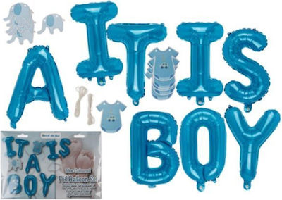 Μπαλόνι Foil Γράμμα It's a Boy Γέννησης Μπλε