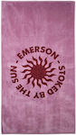Emerson Stoked By The Sun Prosop de Plajă de Bumbac Dusty Rose 86x160cm.