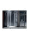 Devon Flow Corner Entry CF12090C-100 Cabin for Shower with Sliding Door 120x90x195cm Clean Glass Chrome