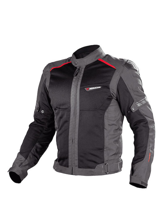 Nordcode Fight Air Pro WP Summer Men's Riding Jacket Waterproof Gray