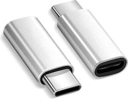 Powertech PTH-064 USB-C male σε micro USB female