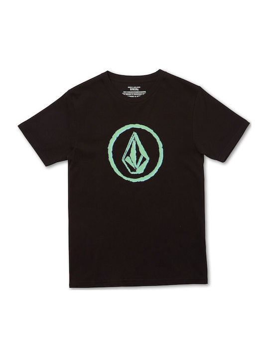 Παιδικό T-shirt Μαύρο Circle Stones