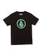 Παιδικό T-shirt Μαύρο Circle Stones