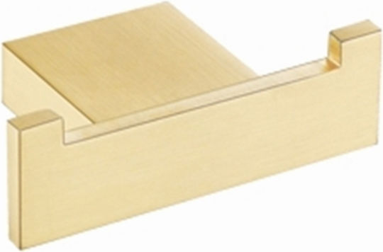 Sanco Monogramm 120418-AB12 Кука Баня Двойно с винтове ​8x2.5см Brushed Brass